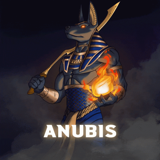 "Anubis" - is a Greek rendering of this god's Egyptian name.